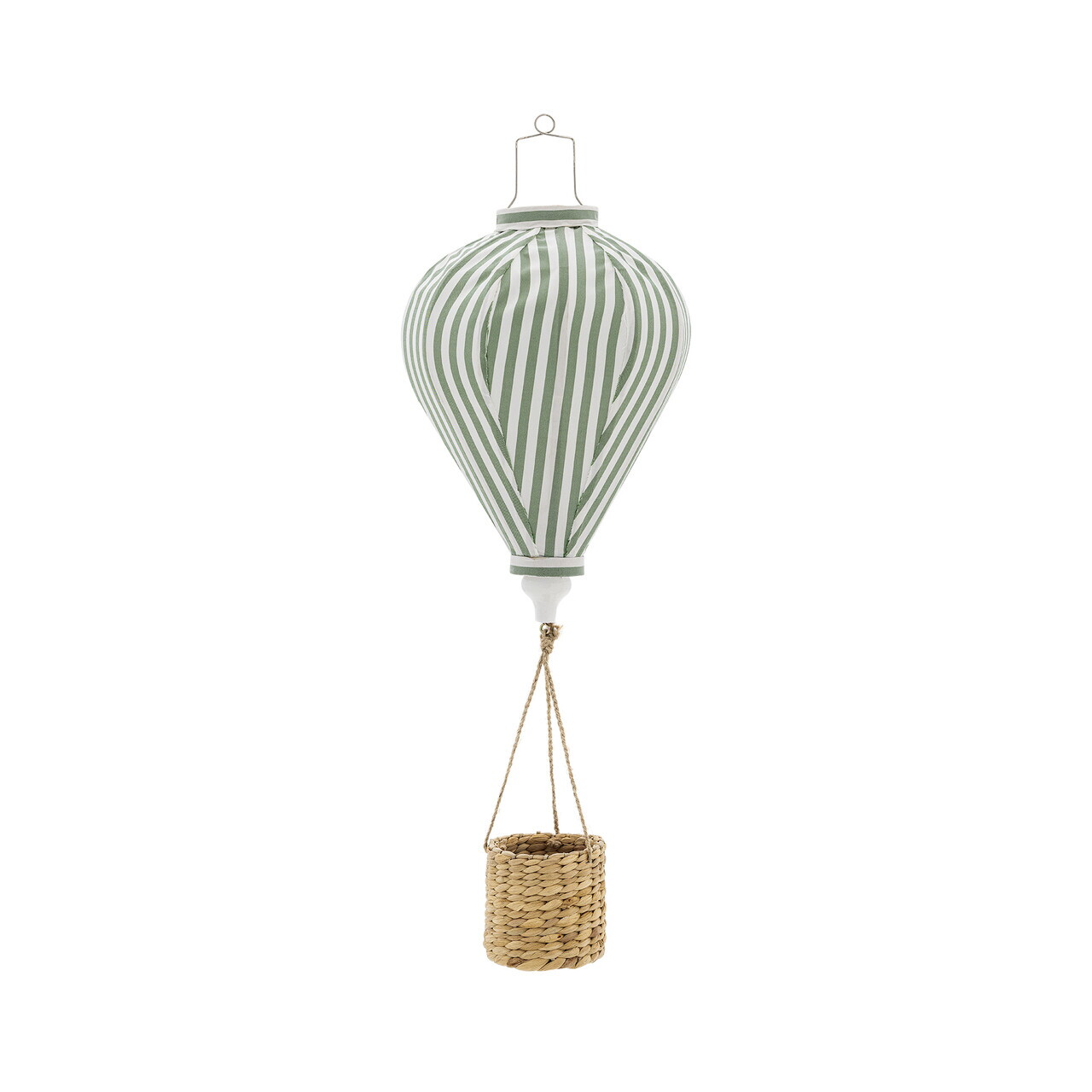 Decoratiune suspendata, Bloomingville, Pomp, 25x65 cm, poliester/zambila de apa, verde - imagine 6